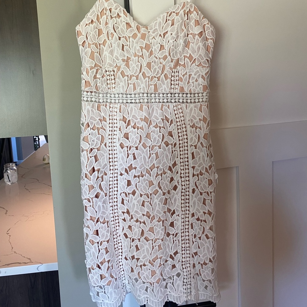 Lulus white dress